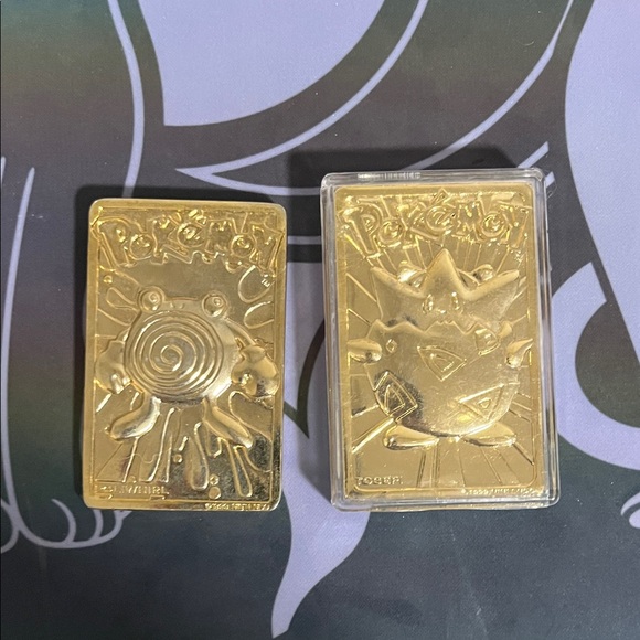 Pokemon Other - Gold Pokémon Burger King Collector bars